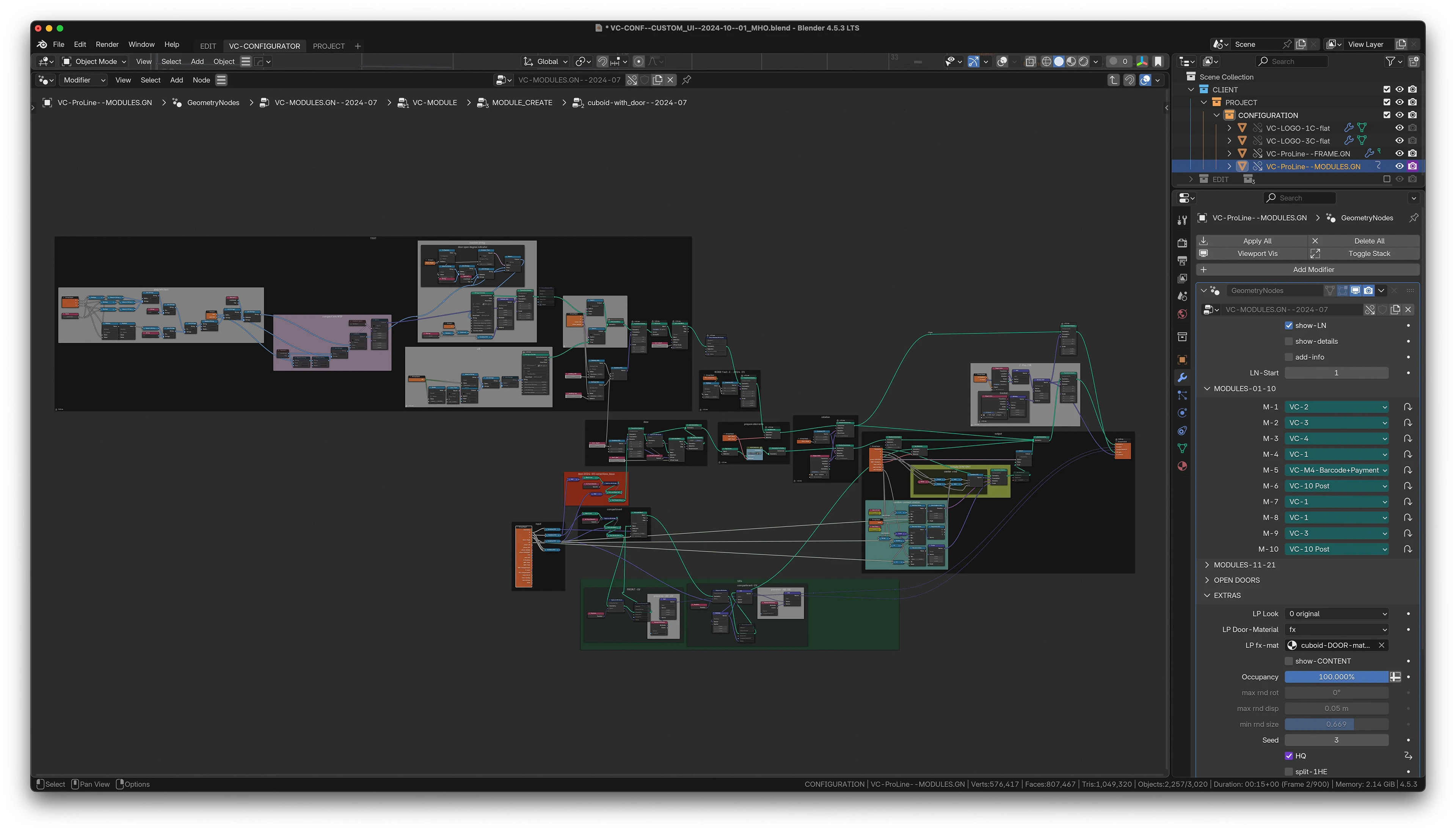 Blender Geometry Node: CUBOID